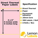 Zebra Printer Labels - Thermal Eco Labels For Zebra Printers