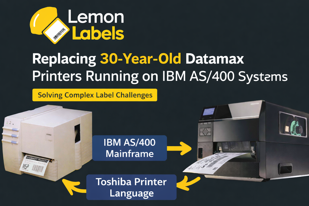 Replacing Legacy IBM AS/400 Label Printers With A Modern Solution