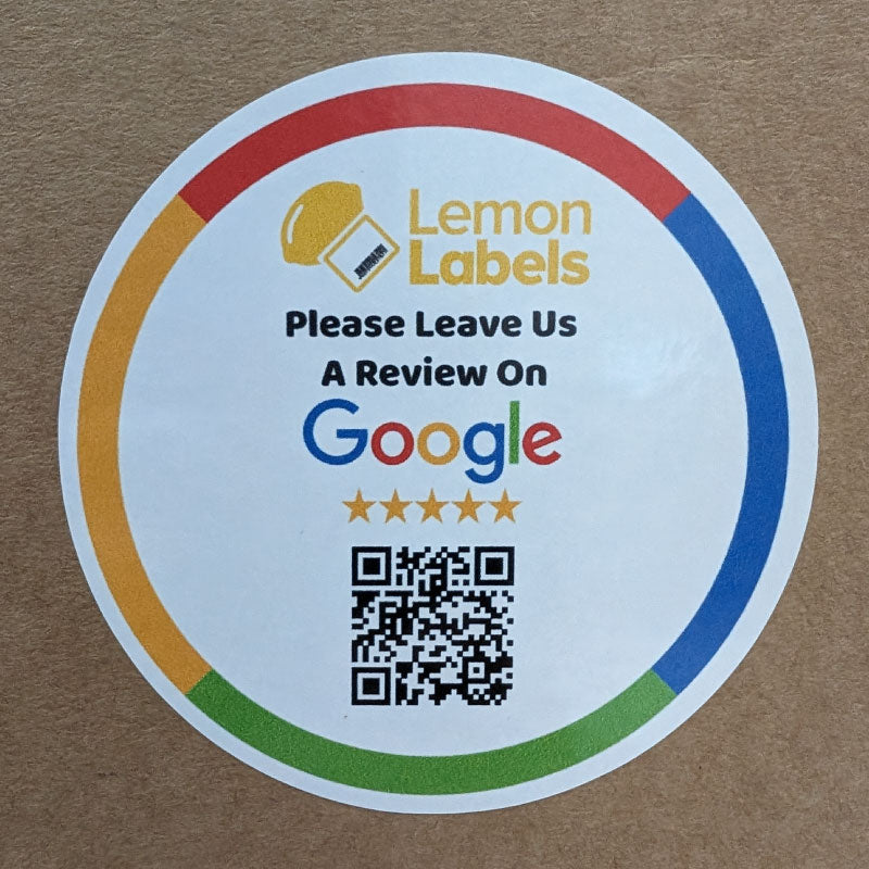 Personalised Google Review Stickers For Your Business - Please Review ...