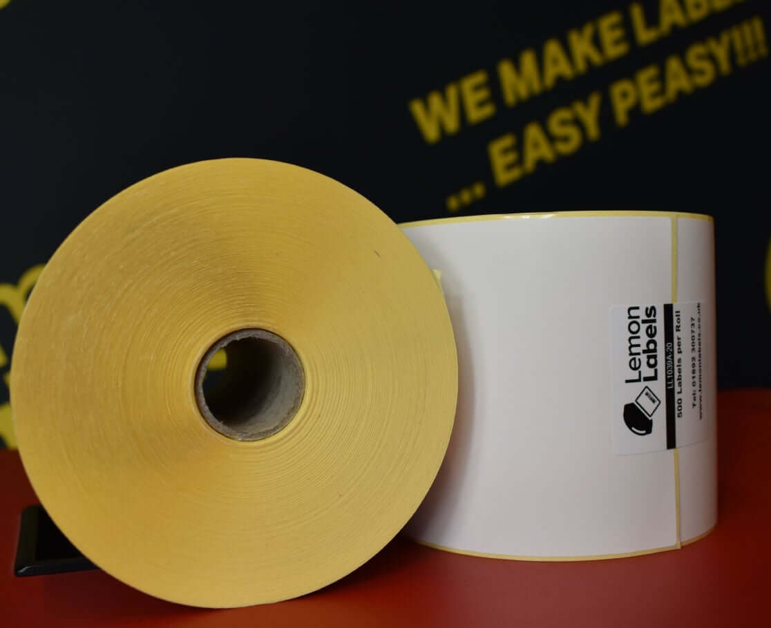 4 x 6" Thermal Labels, 6 x 4”, Shipping Labels, Delivery Labels, Zebra GK420d / ZD420d / ZD220d / Rollo / Munbyn - Lemon Labels®