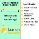 Zebra Printer Labels - Thermal Eco Labels For Zebra Printers