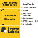Zebra Printer Labels - Thermal Eco Labels For Zebra Printers