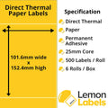 Zebra Printer Labels - Thermal Eco Labels For Zebra Printers