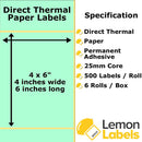 Zebra Printer Labels - Thermal Eco Labels For Zebra Printers