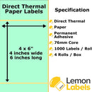Zebra Printer Labels - Thermal Eco Labels For Zebra Printers