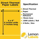 Zebra Printer Labels - Thermal Eco Labels For Zebra Printers