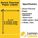 Zebra Printer Labels - Thermal Eco Labels For Zebra Printers