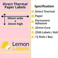 Zebra Printer Labels - Thermal Eco Labels For Zebra Printers