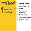 Zebra Printer Labels - Thermal Eco Labels For Zebra Printers