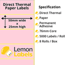 Zebra Printer Labels - Thermal Eco Labels For Zebra Printers