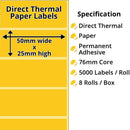 Zebra Printer Labels - Thermal Eco Labels For Zebra Printers