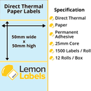 Zebra Printer Labels - Thermal Eco Labels For Zebra Printers