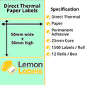 Zebra Printer Labels - Thermal Eco Labels For Zebra Printers