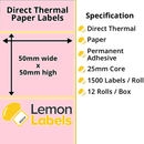 Zebra Printer Labels - Thermal Eco Labels For Zebra Printers