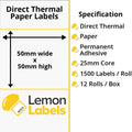 Zebra Printer Labels - Thermal Eco Labels For Zebra Printers