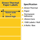 Zebra Printer Labels - Thermal Eco Labels For Zebra Printers