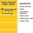 Zebra Printer Labels - Thermal Eco Labels For Zebra Printers