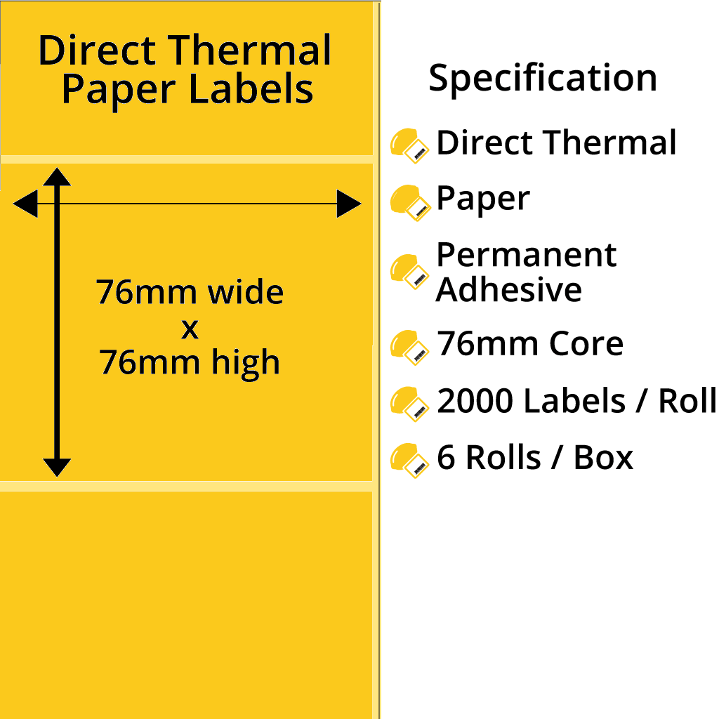 Zebra Printer Labels - Thermal Eco Labels For Zebra Printers