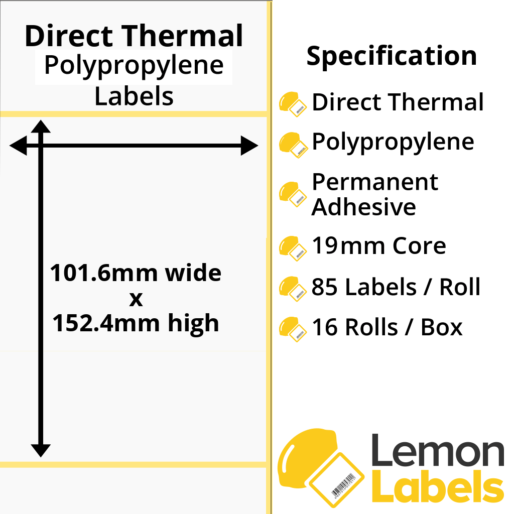 Labels For Zebra ZQ520 | ZQ620 | ZQ630 Mobile Printers On 19mm Cores