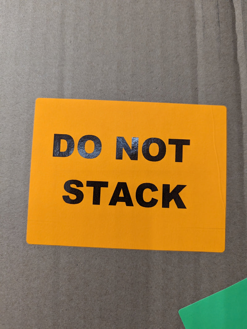Green Rework Labels High Visibility Warehouse Packaging Labels For Rework Departments