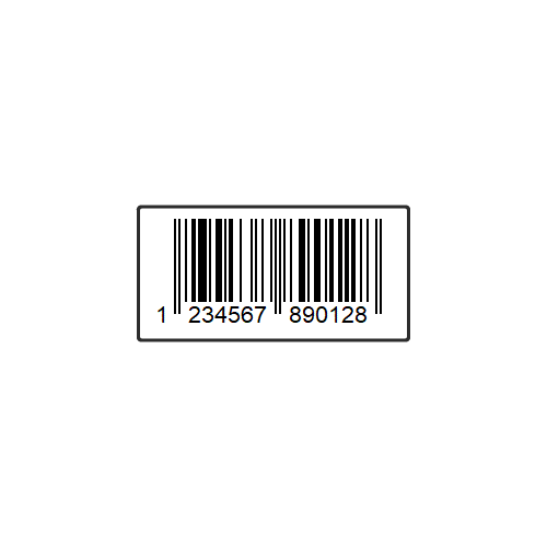 Custom Printed Barcode Labels - EAN 8 / EAN 13 - Roll Of 1000
